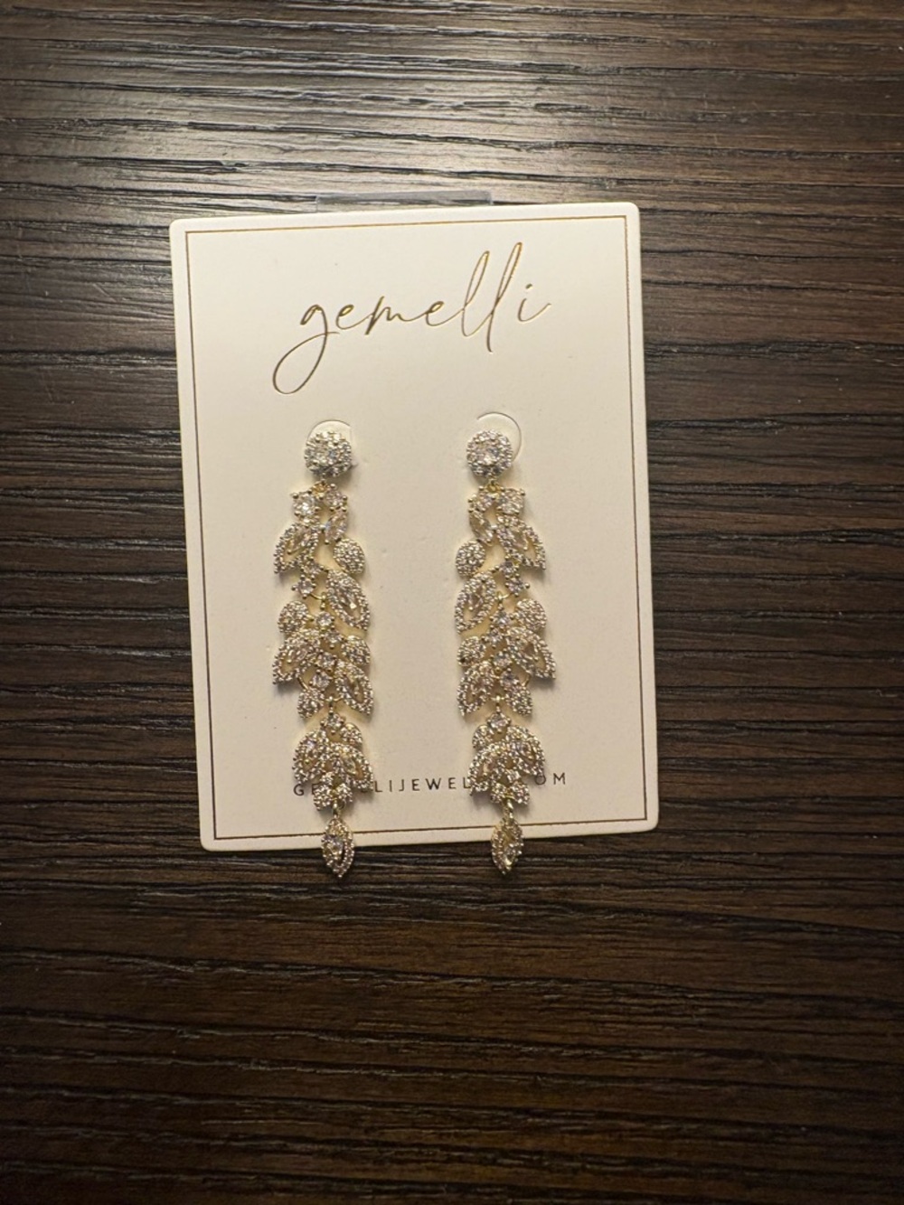 NEW Gemelli Gold Drop Earrings